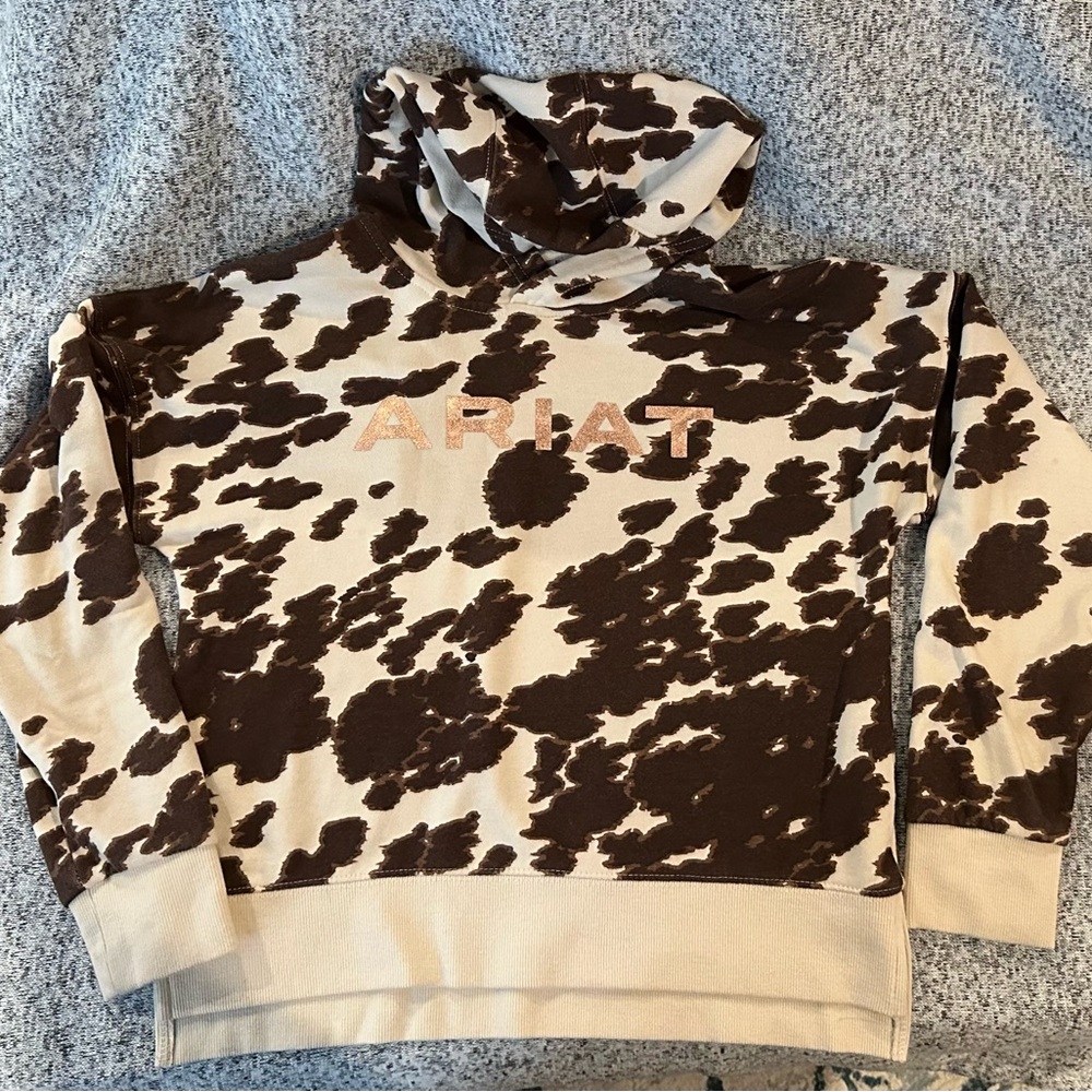 Girls L (10/12) Ariat hooded pullover